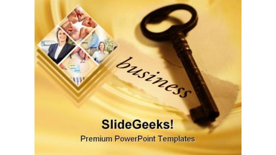 Business Key Collage Business PowerPoint Templates And PowerPoint Backgrounds 0311