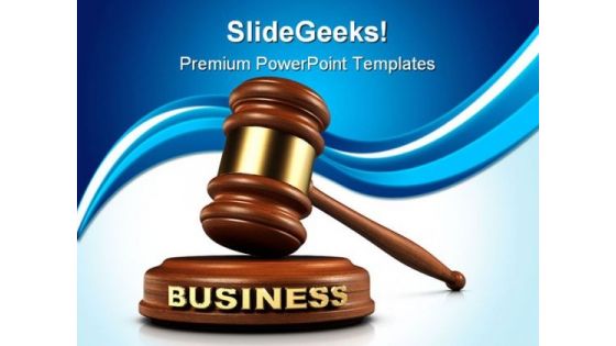 Business Law PowerPoint Themes And PowerPoint Slides 0811