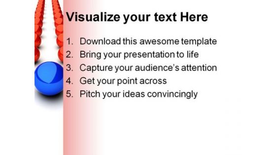 Business Leader Concept Leadership PowerPoint Themes And PowerPoint Slides 0711