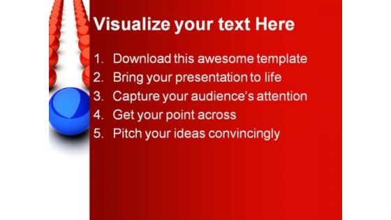 Business Leader Concept Leadership PowerPoint Themes And PowerPoint Slides 0711