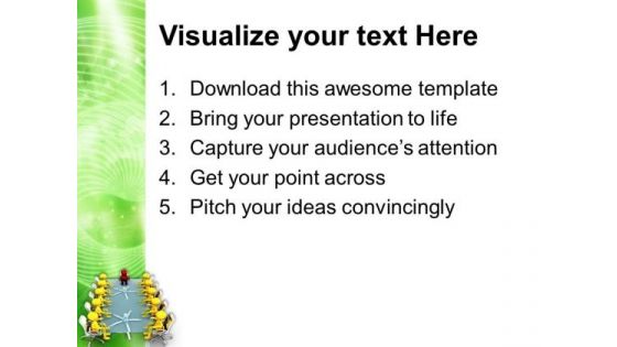 Business Leader Key Component Of Teams PowerPoint Templates Ppt Backgrounds For Slides 0613