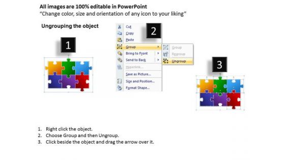 Business Leadership PowerPoint Templates Business Colorful Puzzle Business Process Ppt Slides