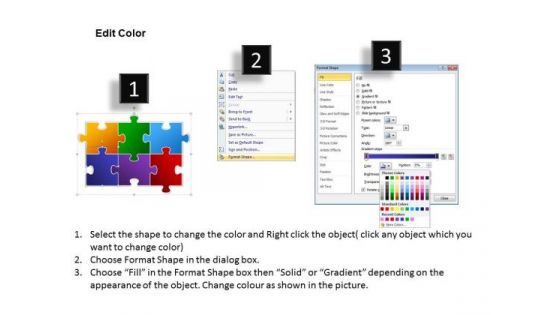 Business Leadership PowerPoint Templates Business Colorful Puzzle Business Process Ppt Slides