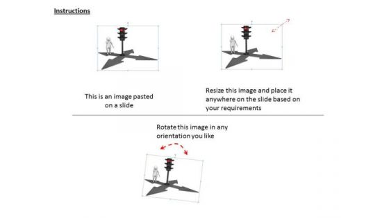 Business Level Strategy 3d Man Confused To Take Path Character Modeling