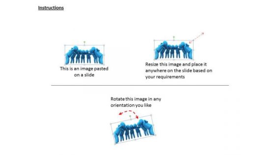 Business Level Strategy Definition 3d Image Of Team Discussion Character
