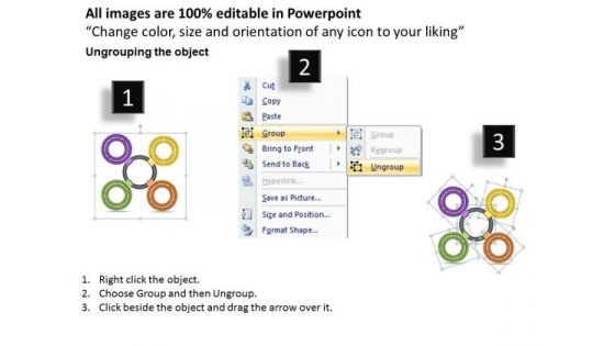 Business Level Strategy Definition 4 Stages Loop Process Strategic Sales Plan Ppt Slide