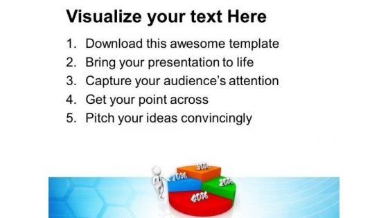 Business Man Explaining Profit Sharing Ratio PowerPoint Templates Ppt Backgrounds For Slides 0713