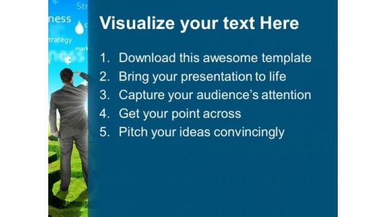 Business Man With Innovative Mind PowerPoint Templates Ppt Backgrounds For Slides 0313