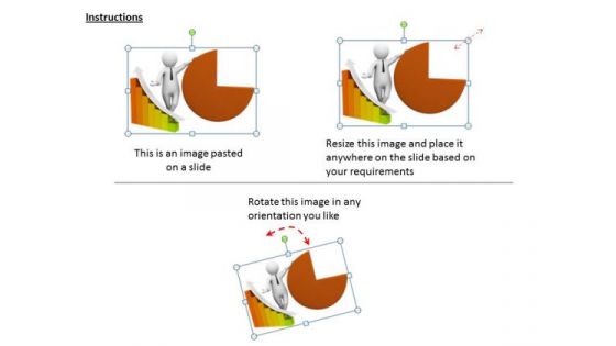 Business Management Strategy 3d Illustration Of Charts Characters