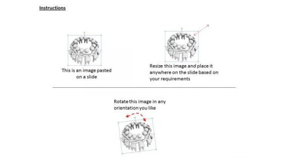 Business Management Strategy 3d Illustration Of Unity And Cooperation Concepts