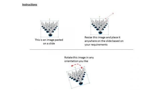 Business Management Strategy 3d Illustration Team Hierarchy Concepts