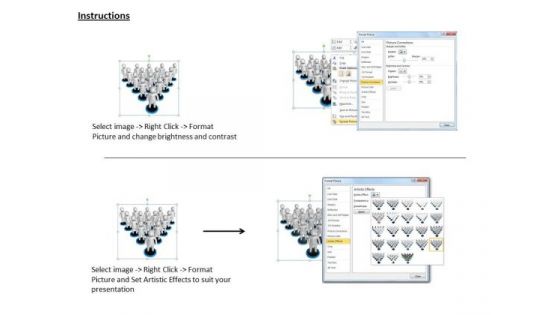 Business Management Strategy 3d Illustration Team Hierarchy Concepts