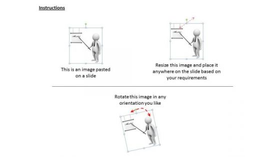Business Management Strategy 3d Introduce Himself Character Models