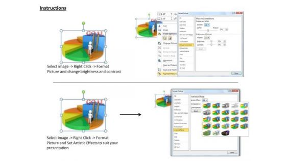 Business Management Strategy 3d On Way To His Goal Adaptable Concepts