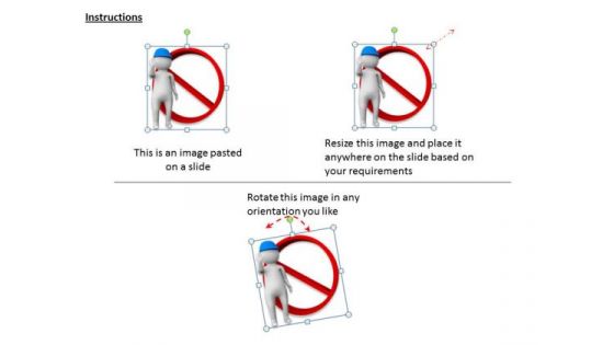 Business Management Strategy See The Warning Sign 3d Character Modeling