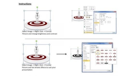Business Management Strategy Select The Targets 3d Character Modeling