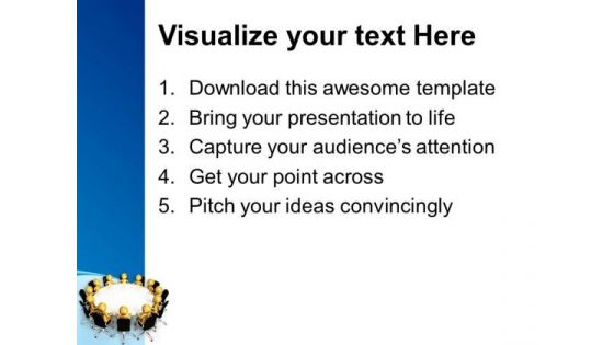 Business Meeting For Finding Solutions PowerPoint Templates Ppt Backgrounds For Slides 0613