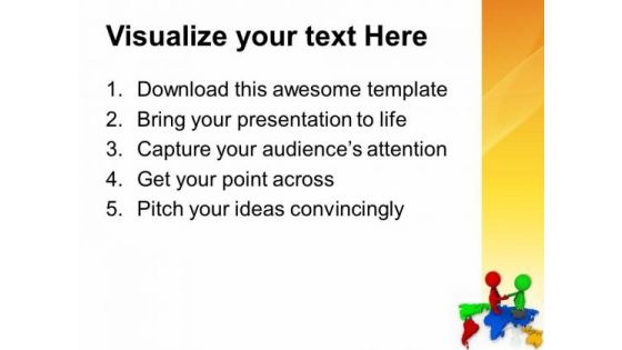 Business Meeting Global Network PowerPoint Templates Ppt Backgrounds For Slides 0513