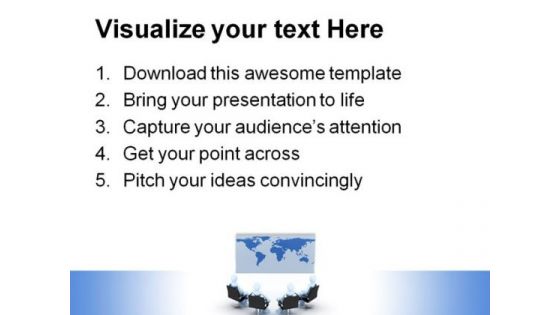 Business Meeting Globe PowerPoint Themes And PowerPoint Slides 0511