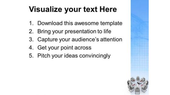 Business Meeting Of New Development Planning PowerPoint Templates Ppt Backgrounds For Slides 0513