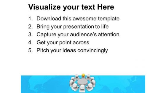 Business Meeting Teamwork PowerPoint Templates Ppt Backgrounds For Slides 0413