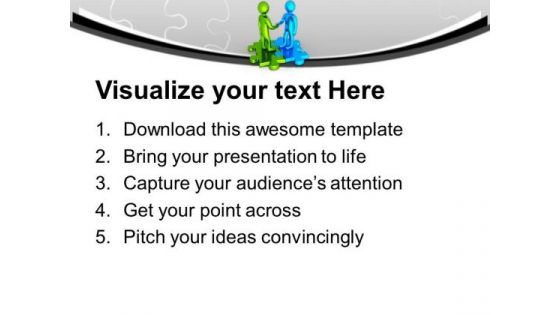 Business Meetings For Growth PowerPoint Templates Ppt Backgrounds For Slides 0613