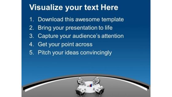 Business Meetings For Result Discussion PowerPoint Templates Ppt Backgrounds For Slides 0613