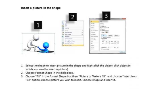 Business Men 3d Helping Metaphor PowerPoint Templates Ppt Backgrounds For Slides