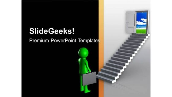 Business Men Looking Forward New Opportunities PowerPoint Templates Ppt Backgrounds For Slides 0213