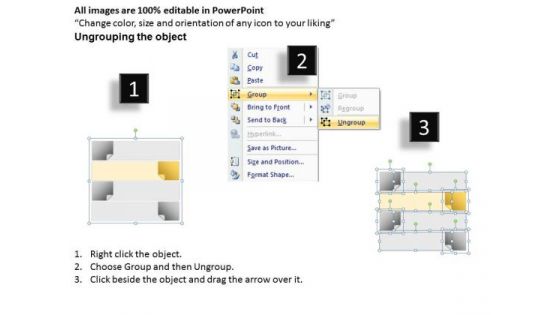 Business Model Diagram Examples 4 Stages Post It Notes Concept PowerPoint Templates