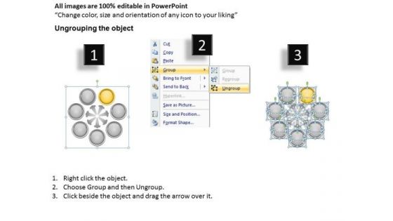 Business Model Diagrams PowerPoint Templates Download Processes And Roles Slides