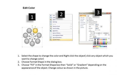 Business Model Diagrams PowerPoint Templates Download Processes And Roles Slides
