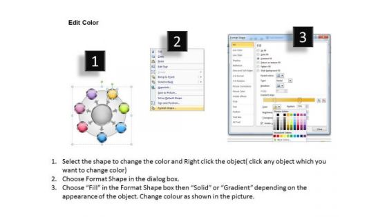 Business Model Diagrams PowerPoint Templates Free Download Process Slides