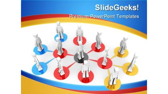 Business Network Communication PowerPoint Templates And PowerPoint Backgrounds 1011