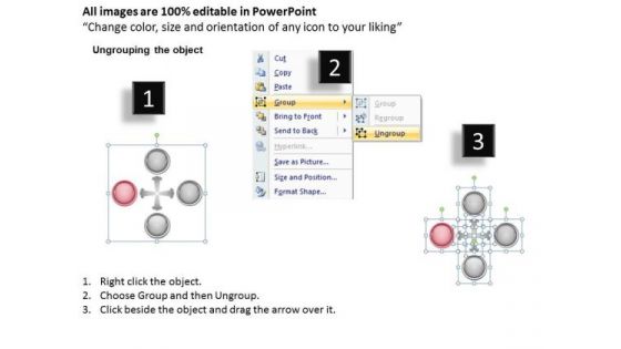 Business Network Diagram Examples 4 Stages Marketing Spokes Process Ppt PowerPoint Templates