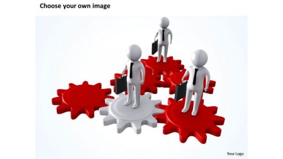 Business Network Diagram Wheel On White Change Background PowerPoint Shapes Templates