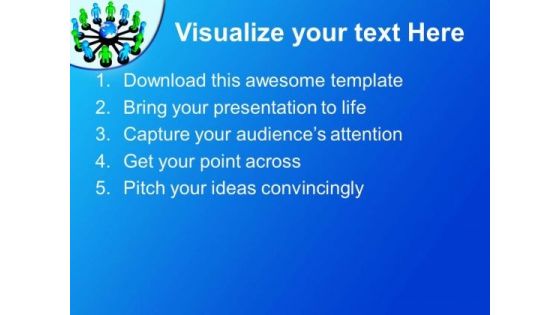 Business Networking Concept PowerPoint Templates Ppt Backgrounds For Slides 0513