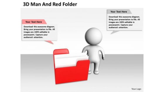 Business Organizational Chart Template 3d Man And Red Folder PowerPoint Templates Business Organizational Chart Template 3d Man And Red Folder PowerPoint Templates