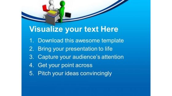 Business Partners Agreed On A Deal PowerPoint Templates Ppt Backgrounds For Slides 0713