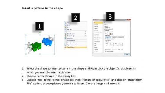Business People Assembling Jigsaw Puzzle Teamwork PowerPoint Templates Ppt Backgrounds For Slides