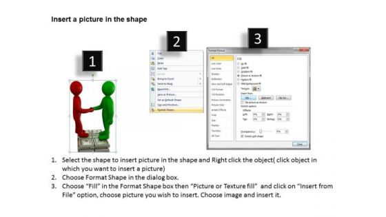 Business People Clip Art Handshake Concept Metaphor PowerPoint Templates Ppt Backgrounds For Slides