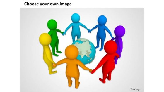 Business People Clipart 3d Men Unity Diversity PowerPoint Slides
