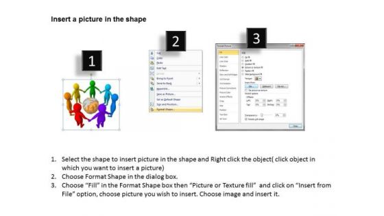 Business People Clipart 3d Men Unity Diversity PowerPoint Slides