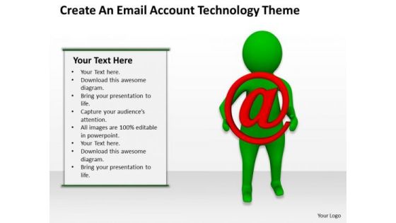 Business People Create An Email Account Technology Theme PowerPoint Slides Business People Create An Email Account Technology Theme PowerPoint Slides