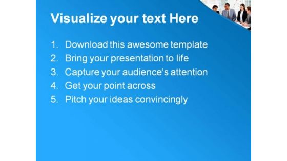 Business People Discussion Success PowerPoint Templates And PowerPoint Backgrounds 0911