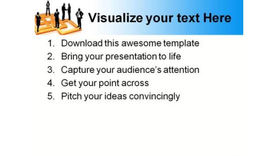 Business People Global Communication PowerPoint Themes And PowerPoint Slides 0511