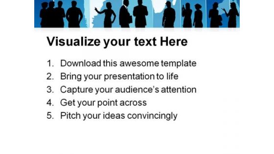 Business People Global PowerPoint Templates And PowerPoint Backgrounds 0711