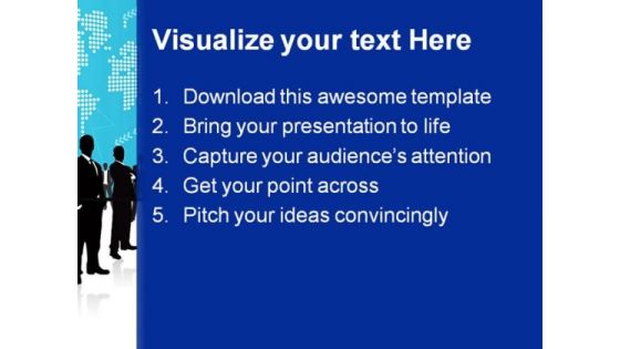 Business People Global PowerPoint Themes And PowerPoint Slides 0811