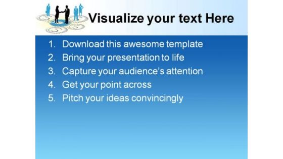 Business People Handshake PowerPoint Templates And PowerPoint Backgrounds 0611
