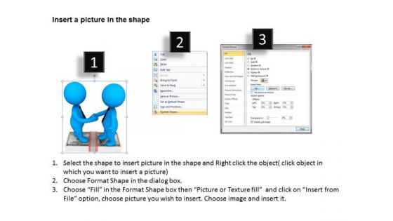 Business People Images 3d Men Free PowerPoint Templates Handshake Money Slides
